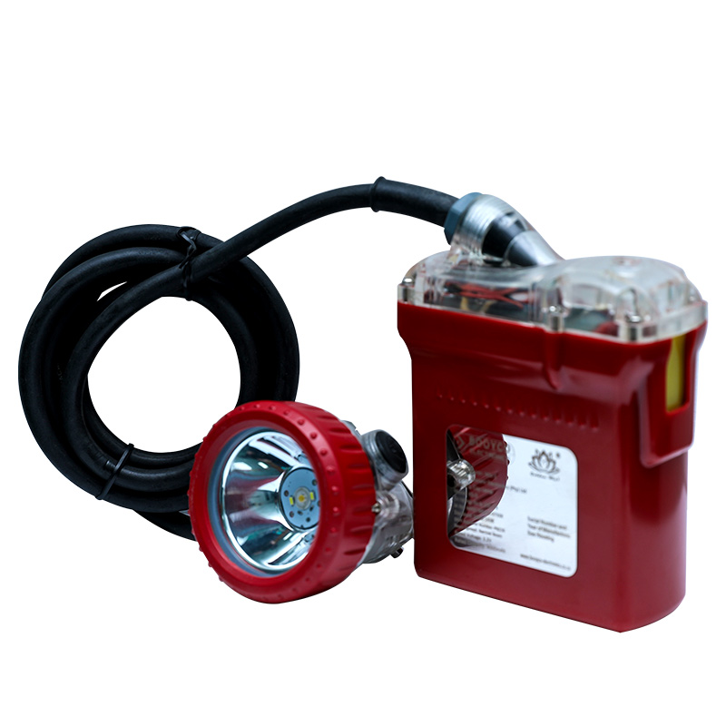 K5-D mining cap lampa Rödbrun färg